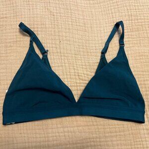 Fabletics teal blue low impact sports bra Size Small